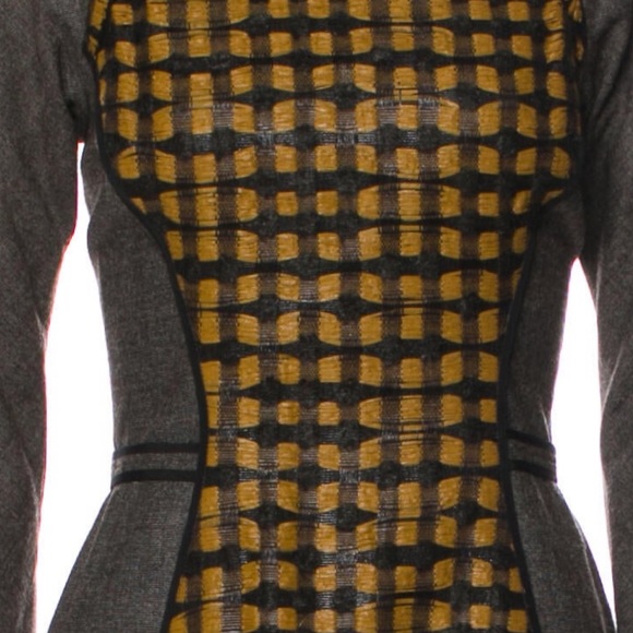 Genuine Lela Rose wool dress .Lining 100% silk - Picture 4 of 6